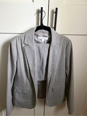 New York & Company Light Gray Women's Blazer